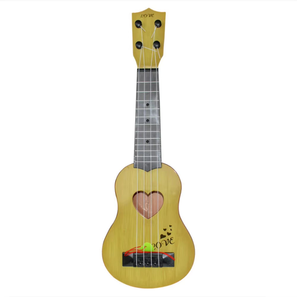 Mini Beginner Safe Classical Simple Ukulele Guitar 4 Strings Educational Musical Concert Instrument Toy for Kids Christmas Gift