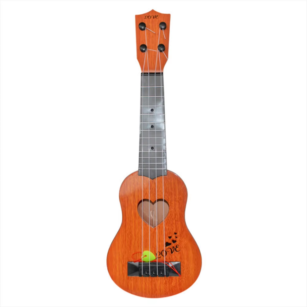 Mini Beginner Safe Classical Simple Ukulele Guitar 4 Strings Educational Musical Concert Instrument Toy for Kids Christmas Gift