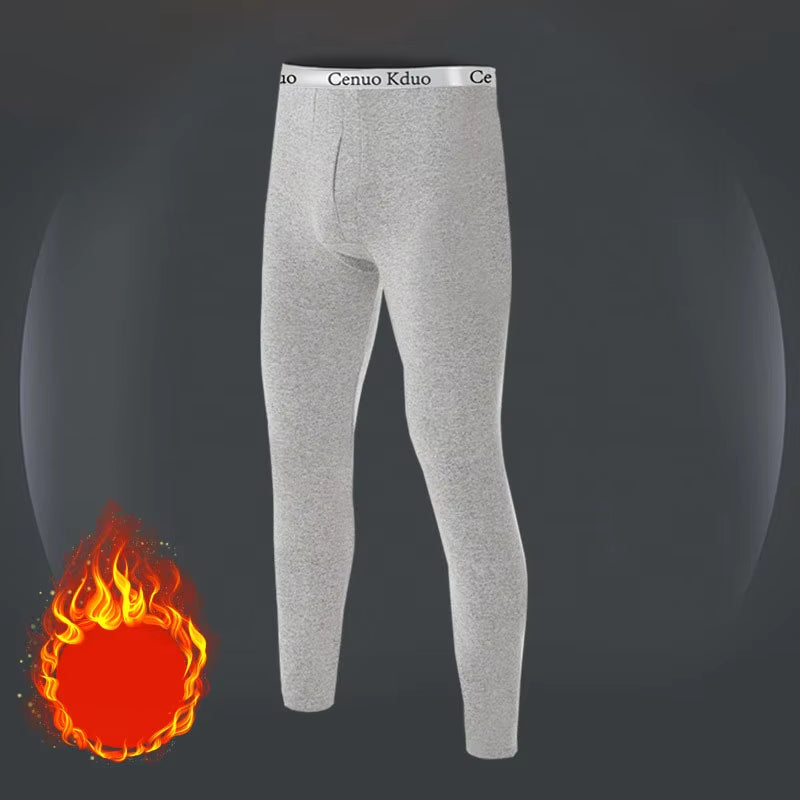 Men Long Johns Thermal Skin-Friendly Underwear Winter Warm Long Pants Male Soft Elastic Large Size Leggings Comfortable Tights