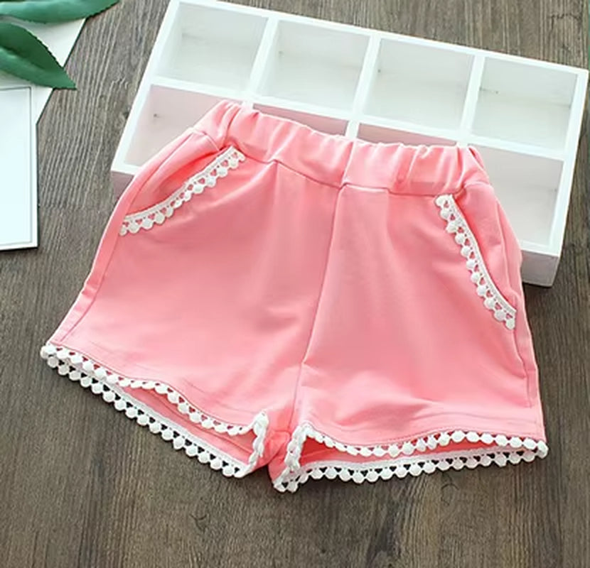 Children Pants Toddler Kids Summer Trousers Clothes for Baby Girls Shorts