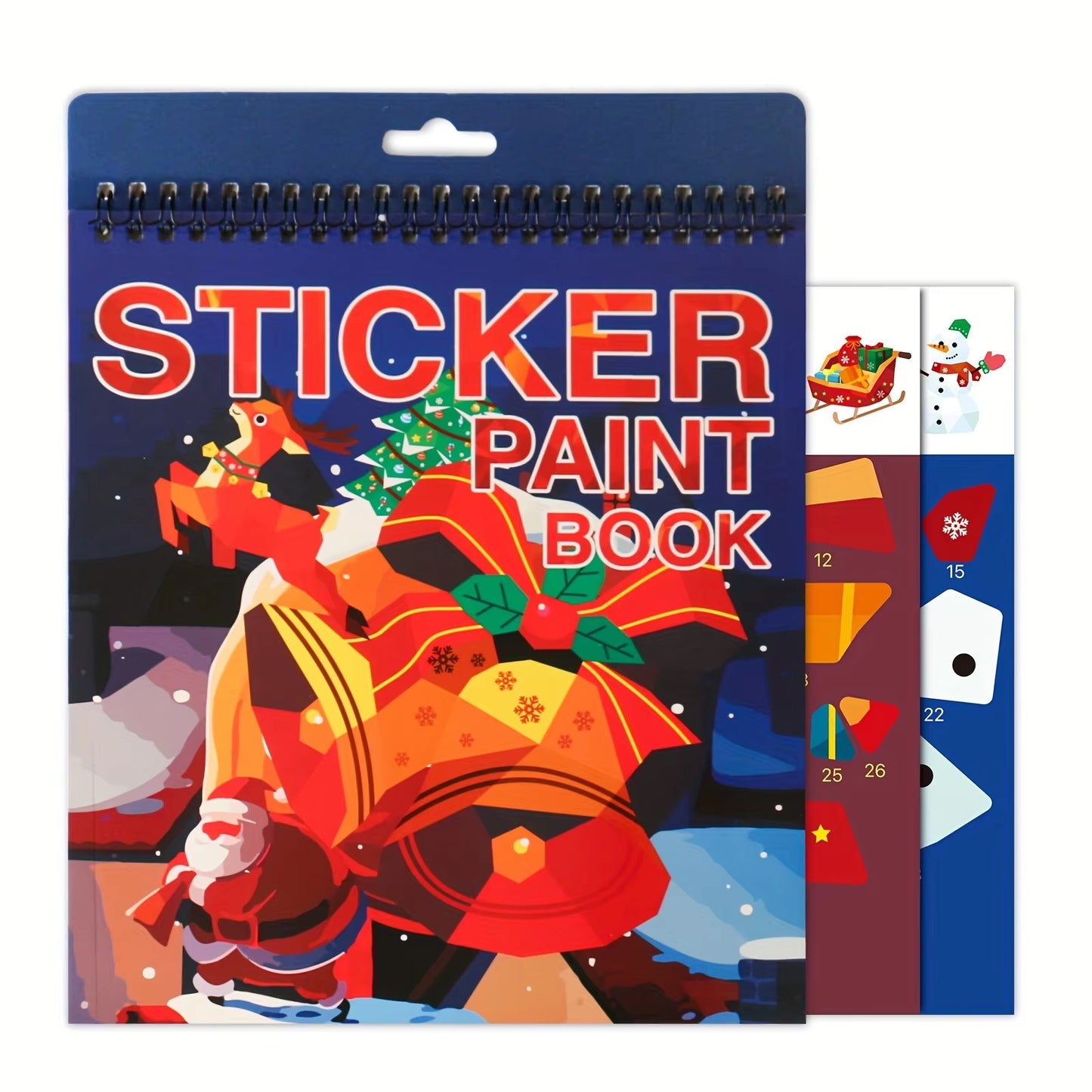 1PCS Sticker Book Crafts for Kids Ages 4-8, Sticker by Number for Brain Games,Gifts,Travel Toy