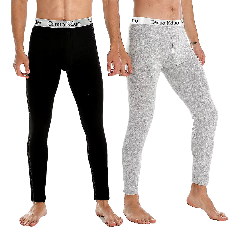 Men Long Johns Thermal Skin-Friendly Underwear Winter Warm Long Pants Male Soft Elastic Large Size Leggings Comfortable Tights