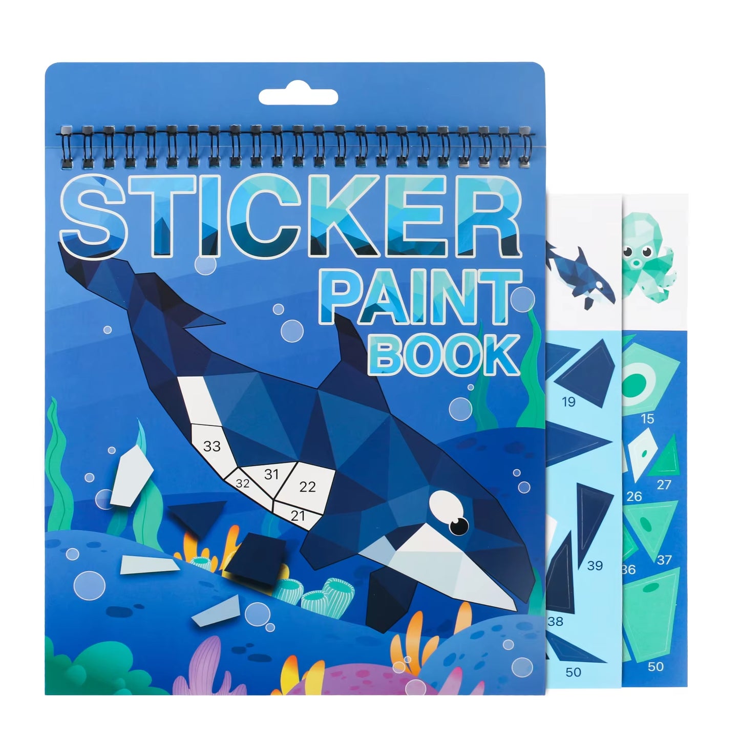 1PCS Sticker Book Crafts for Kids Ages 4-8, Sticker by Number for Brain Games,Gifts,Travel Toy