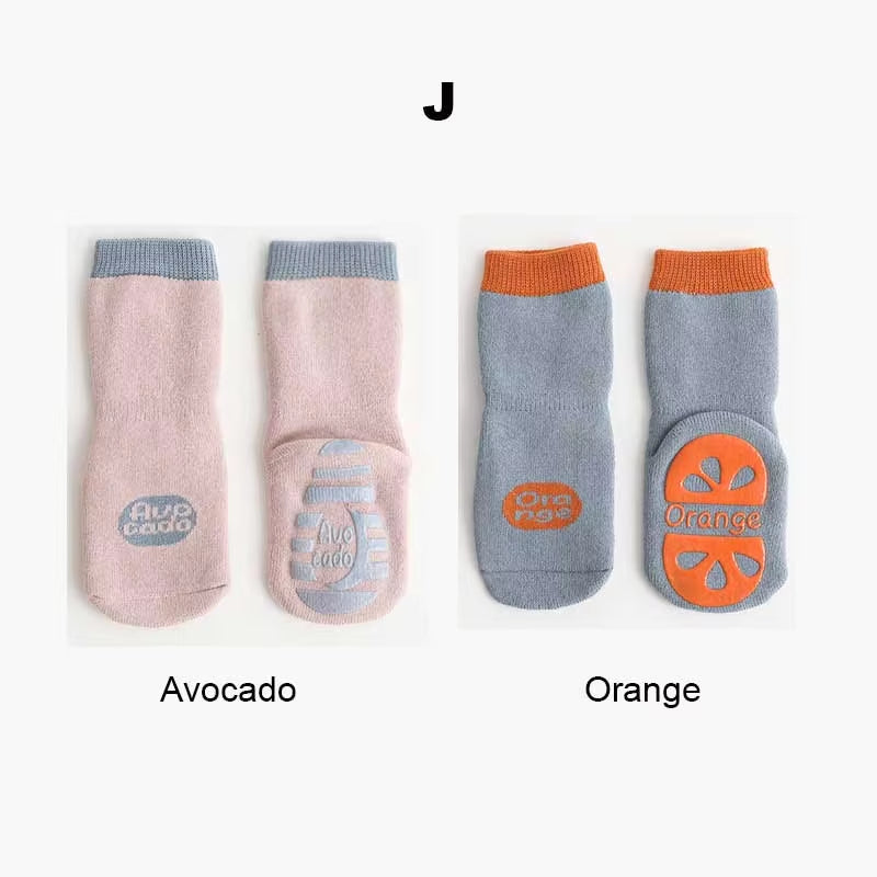 Winter Baby Thermal Non Slip Socks for Girl Boy Children Cotton Sock Newborn Toddler Home Thick Sock Infant Anti-Slip Sleep Sock