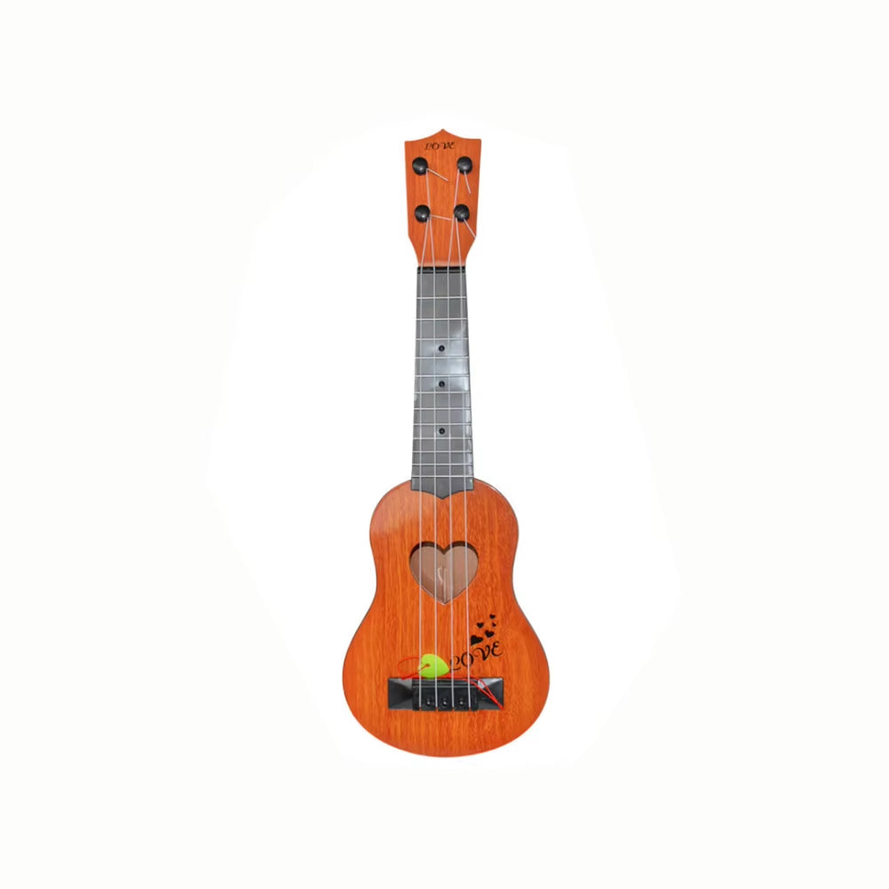 Mini Beginner Safe Classical Simple Ukulele Guitar 4 Strings Educational Musical Concert Instrument Toy for Kids Christmas Gift