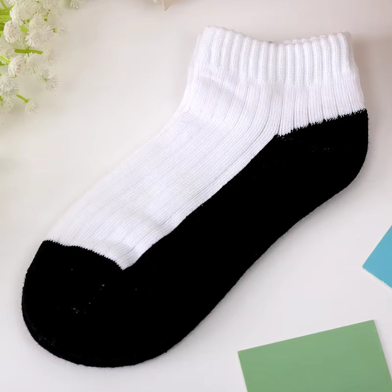 Kids Socks Boys Cotton Summer Baby Socks White Sport Socks for Kids Short Children Casual Meias School Pairs 2-12 Years Brand