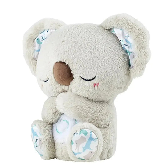 Kawaii Koala Baby Sleeping Companion Sound Soothing Musical Plush Toy and Light Doll Breathing Motion Koala Bear Toys Gifts