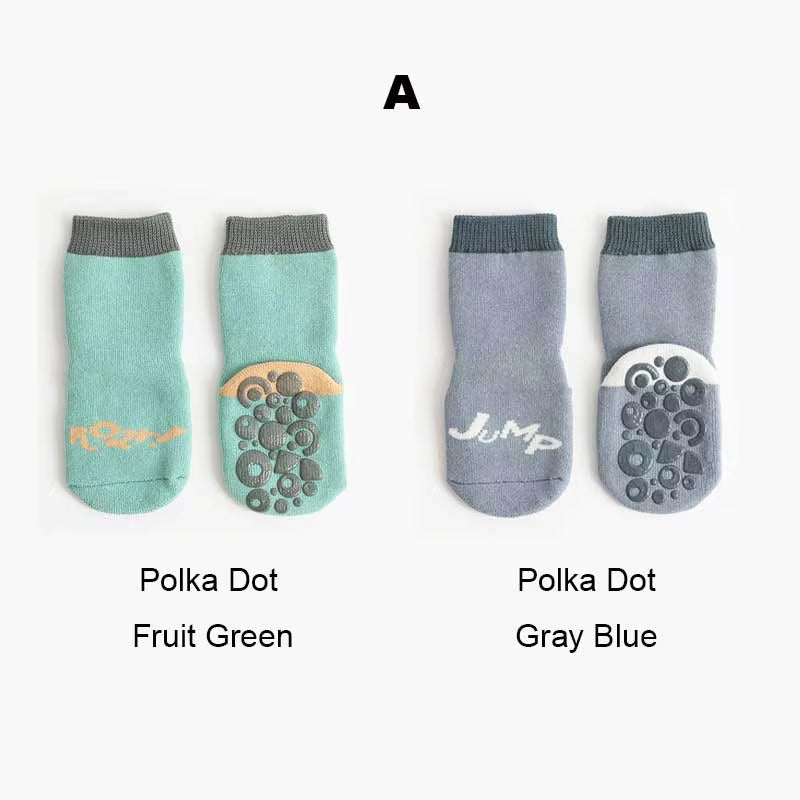 Winter Baby Thermal Non Slip Socks for Girl Boy Children Cotton Sock Newborn Toddler Home Thick Sock Infant Anti-Slip Sleep Sock