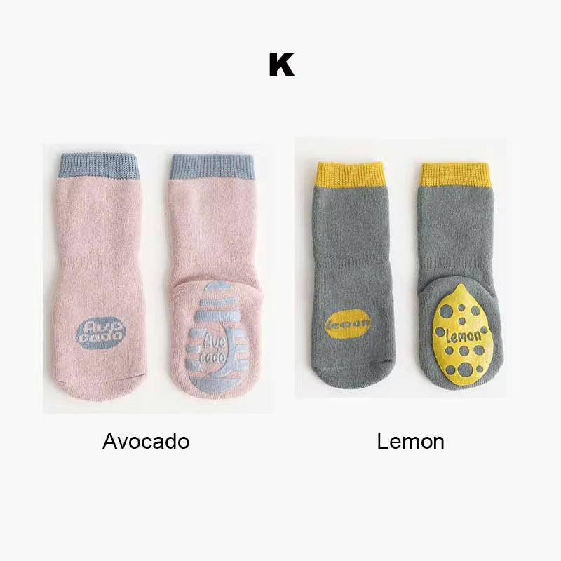 Winter Baby Thermal Non Slip Socks for Girl Boy Children Cotton Sock Newborn Toddler Home Thick Sock Infant Anti-Slip Sleep Sock