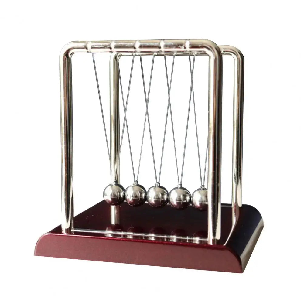 Mechanical Gadget Educational Physics Toy Newton'S Cradle Metal Pendulum for Office Stress Relief Home Desk for Science