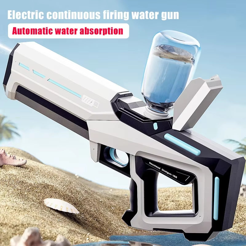 Electric Water Guns for Adults Powerful Squirt Automatic Water Suction Water Blasters Summer Outdoor Beach Toy for Boys Kid Gift