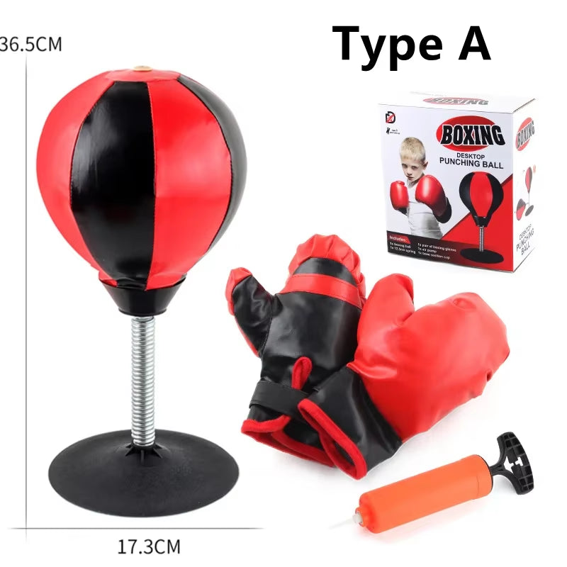 Punching Bag Height Adjustable Kids Boxing Bag Speed Bag for Training, Boxing Equipment, Stress Relief & Fitness Gifts for Boys