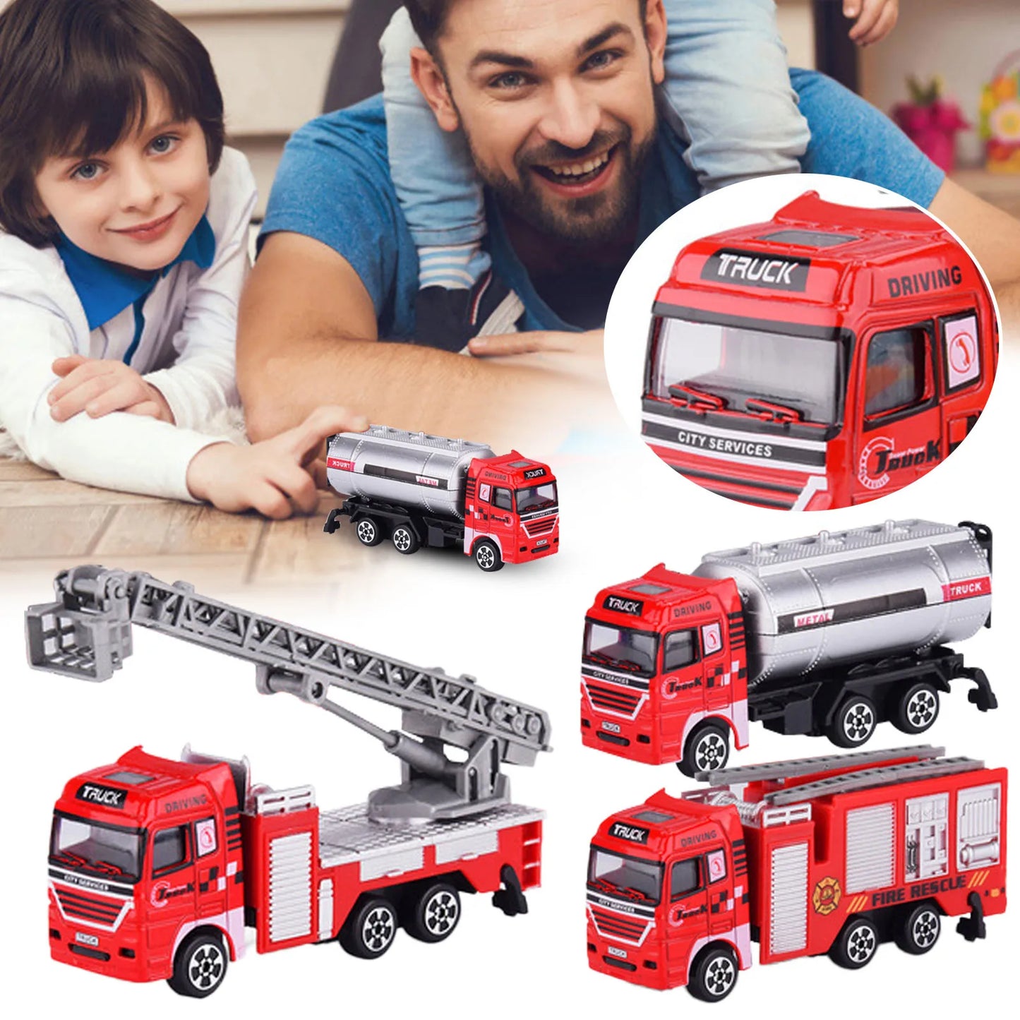 Truck Firetruck Juguetes Fireman Sam Fire Truck/Engine Vehicle Car Music Light Educational Boy Kids Toys Dropshipping 2021