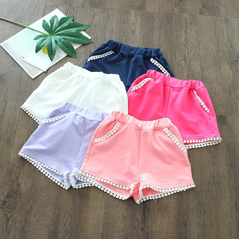 Children Pants Toddler Kids Summer Trousers Clothes for Baby Girls Shorts